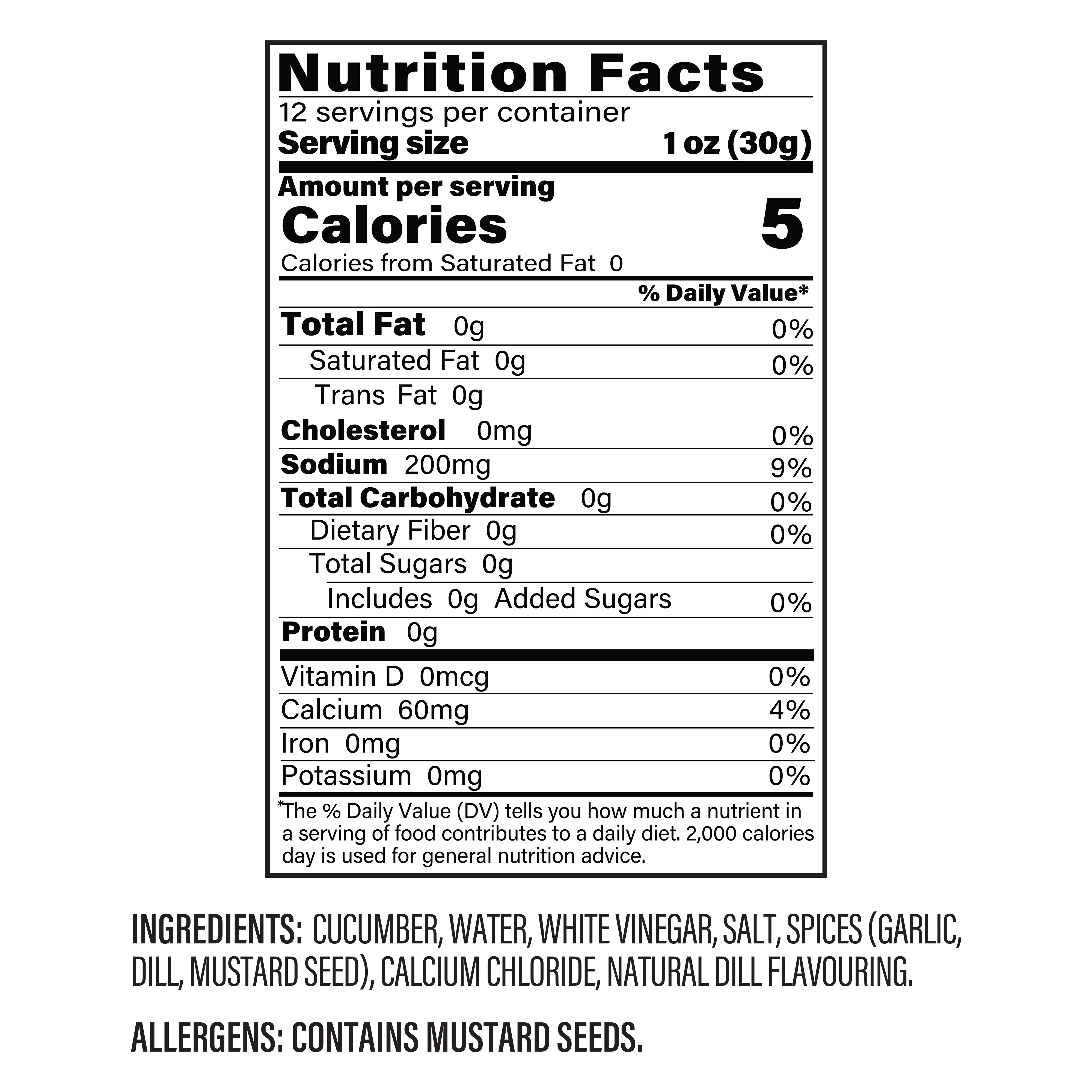 Natural Grocers Brand Dill Pickle Chips 24 OZ