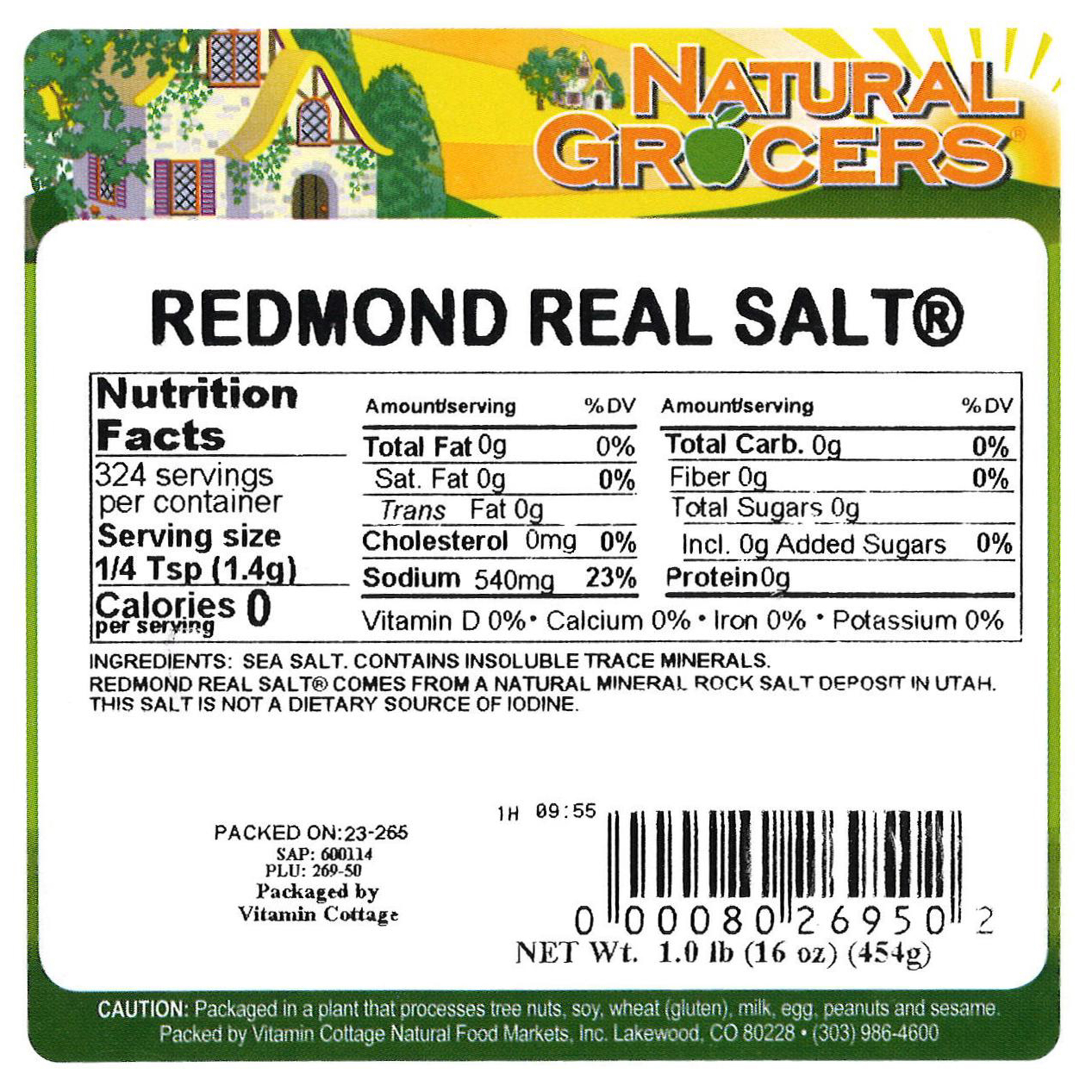Salt Redmond Real Brand 1 Lb