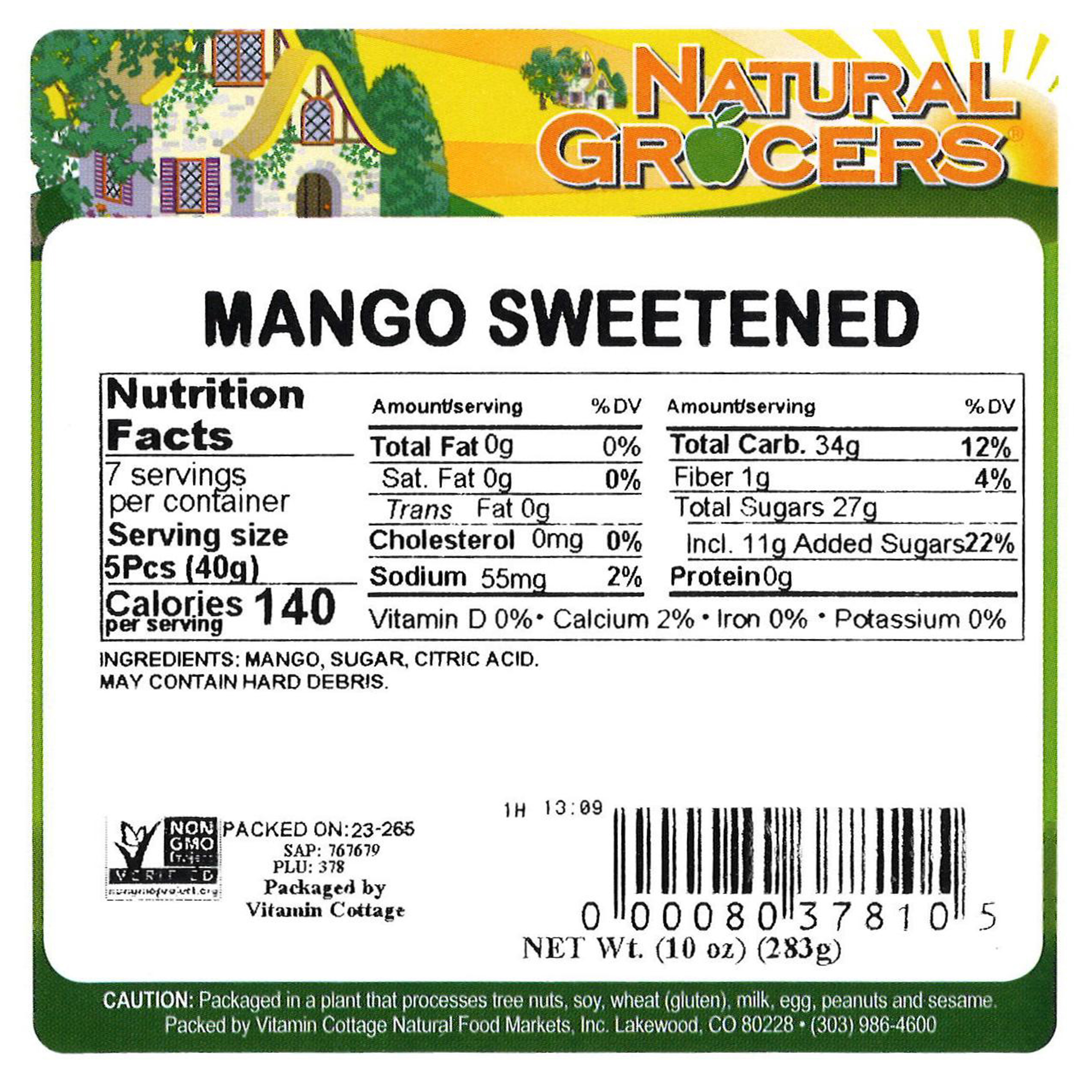 Mango Swtnd Non-gmo 10 Oz