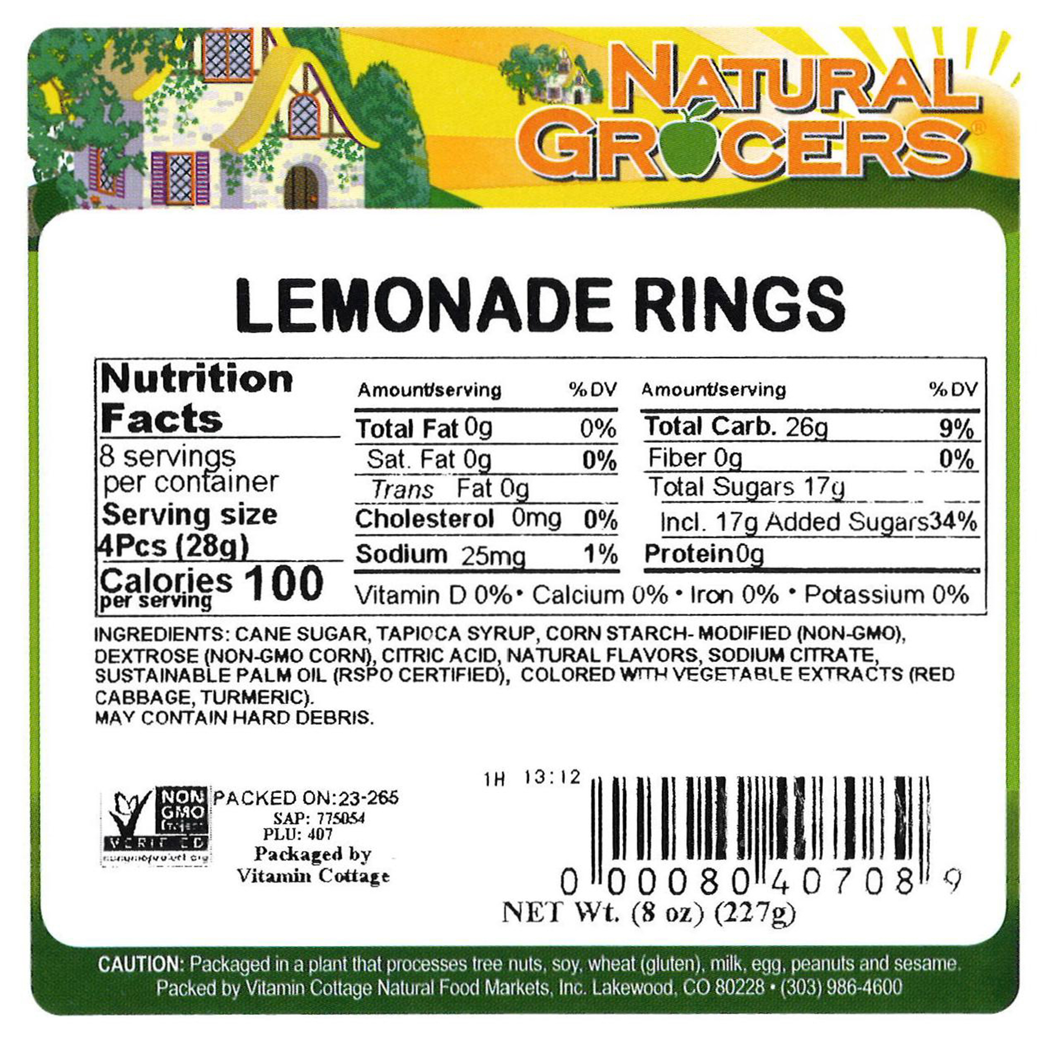 Lemonade Rings Non-gmo 8 Oz