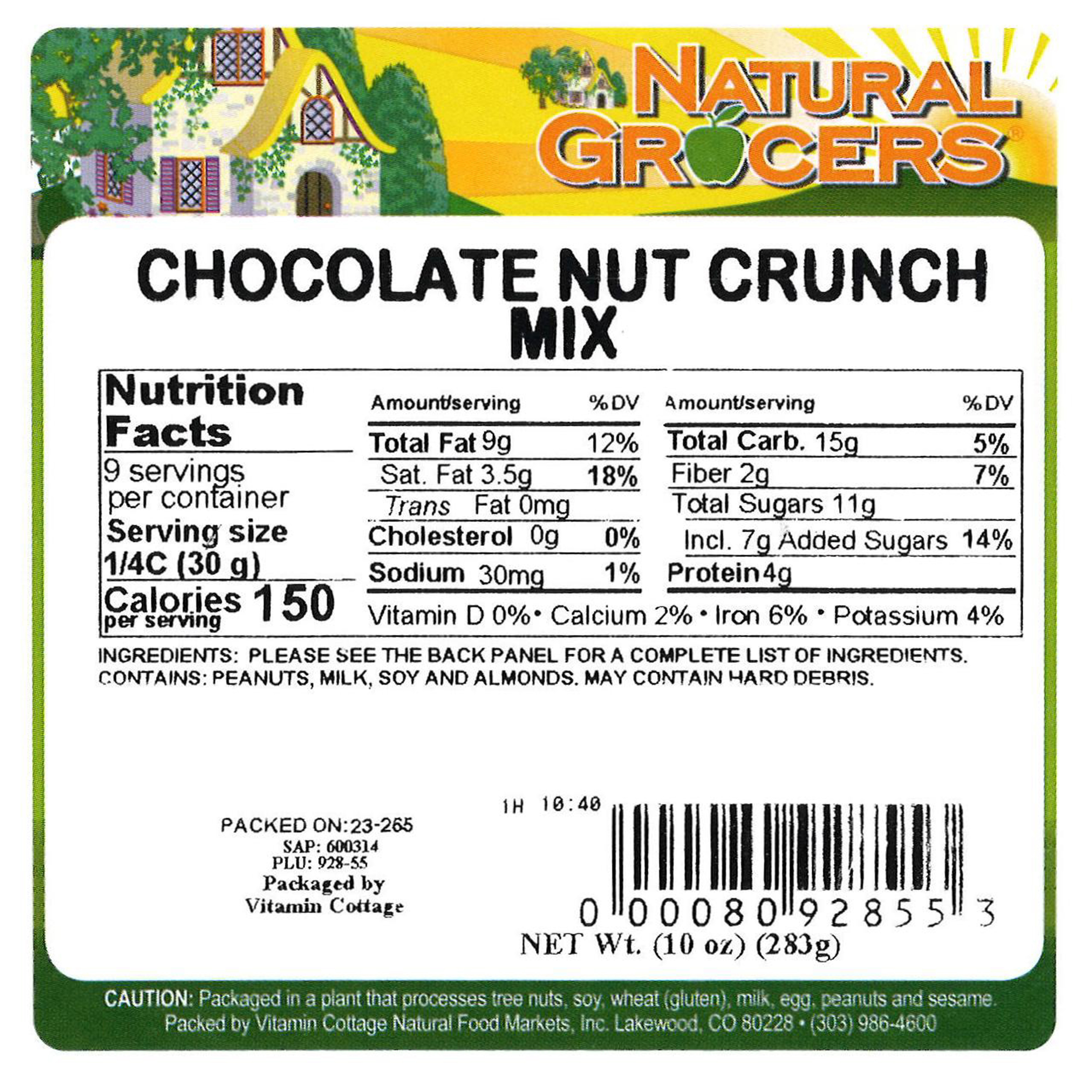 Mix Choc Nut Crunch Non-gmo 10 Oz