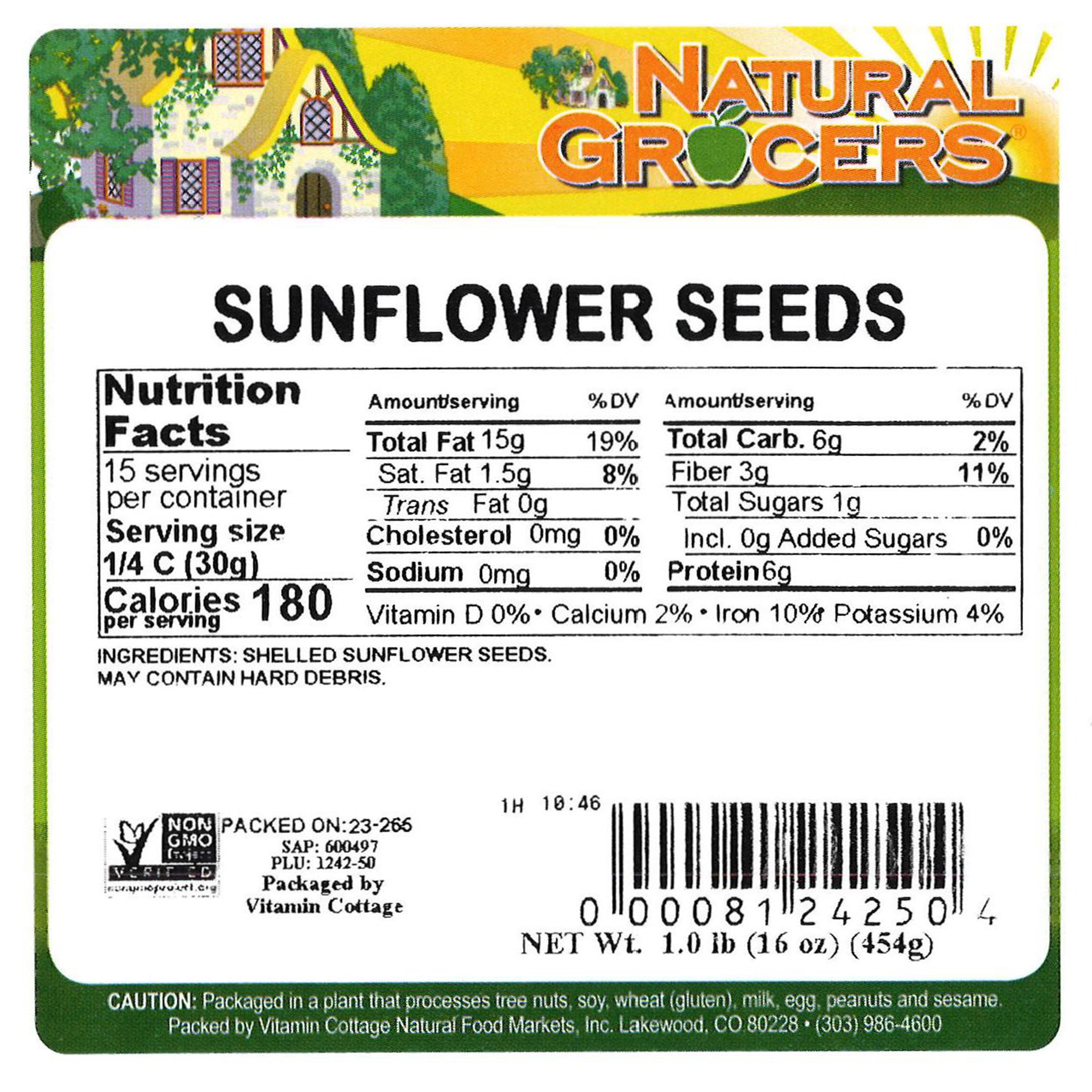 Seeds Sunflower Non-gmo 1 Lb