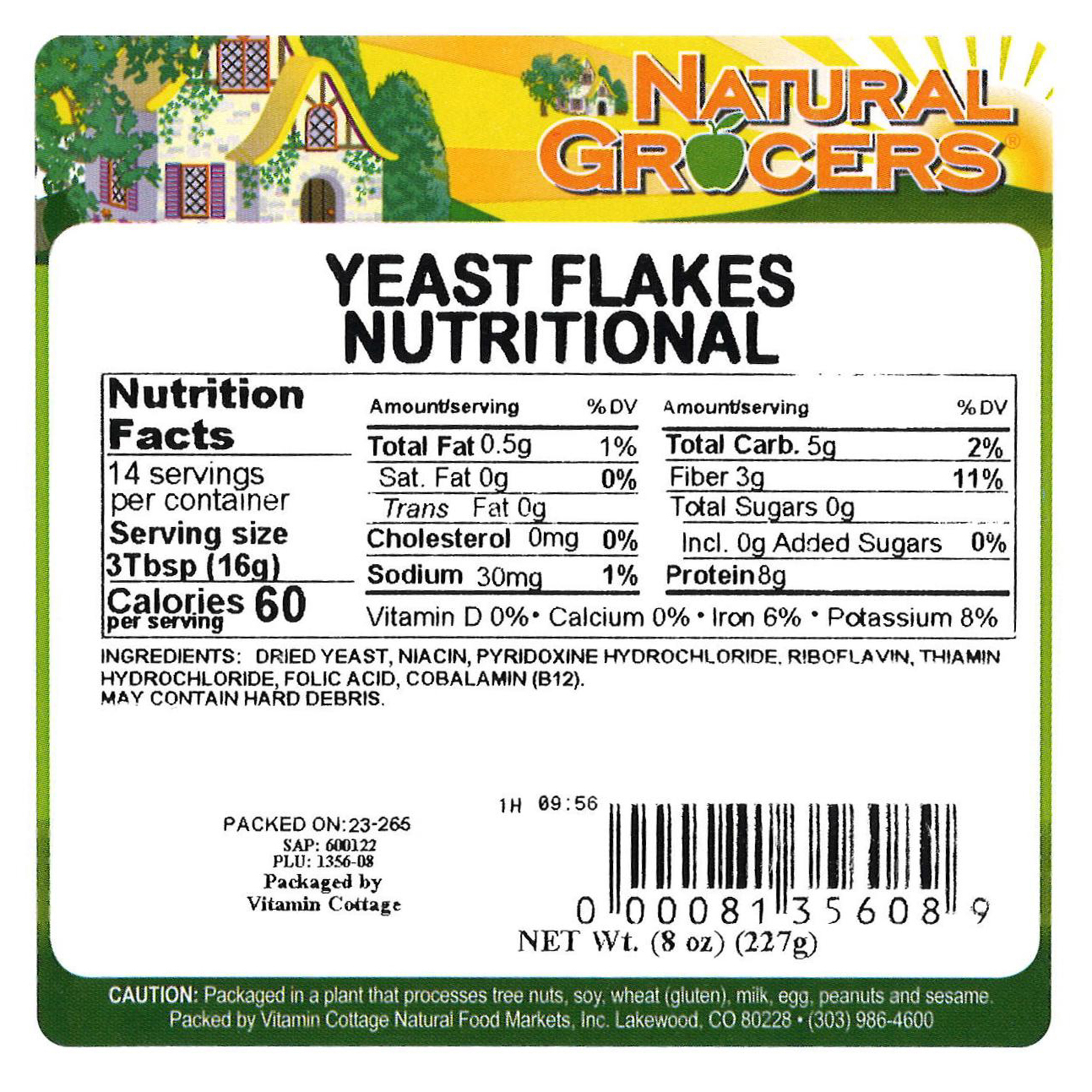 Yeast Nutritional 8 Oz