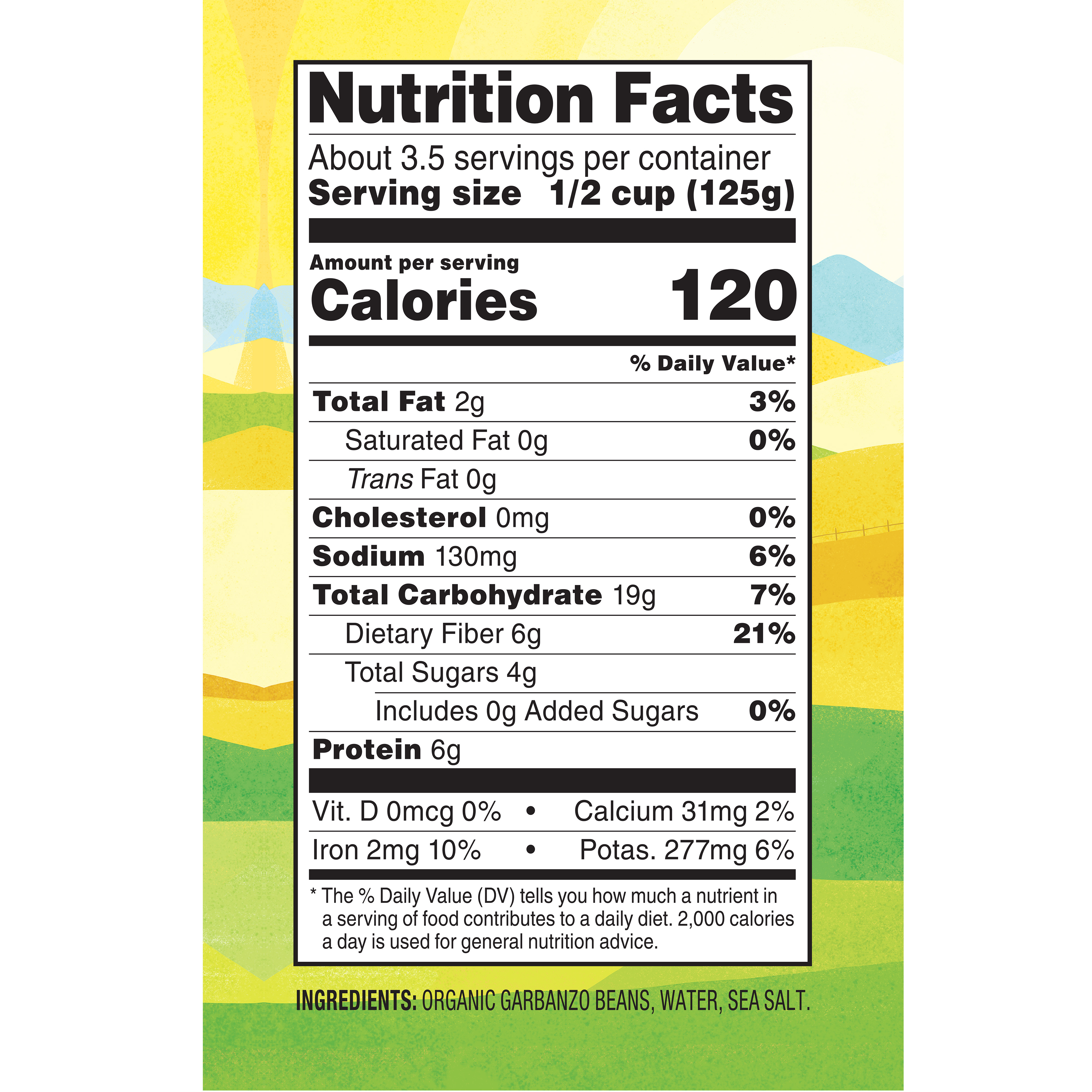 Org Garbanzo Beans 15.5 Oz