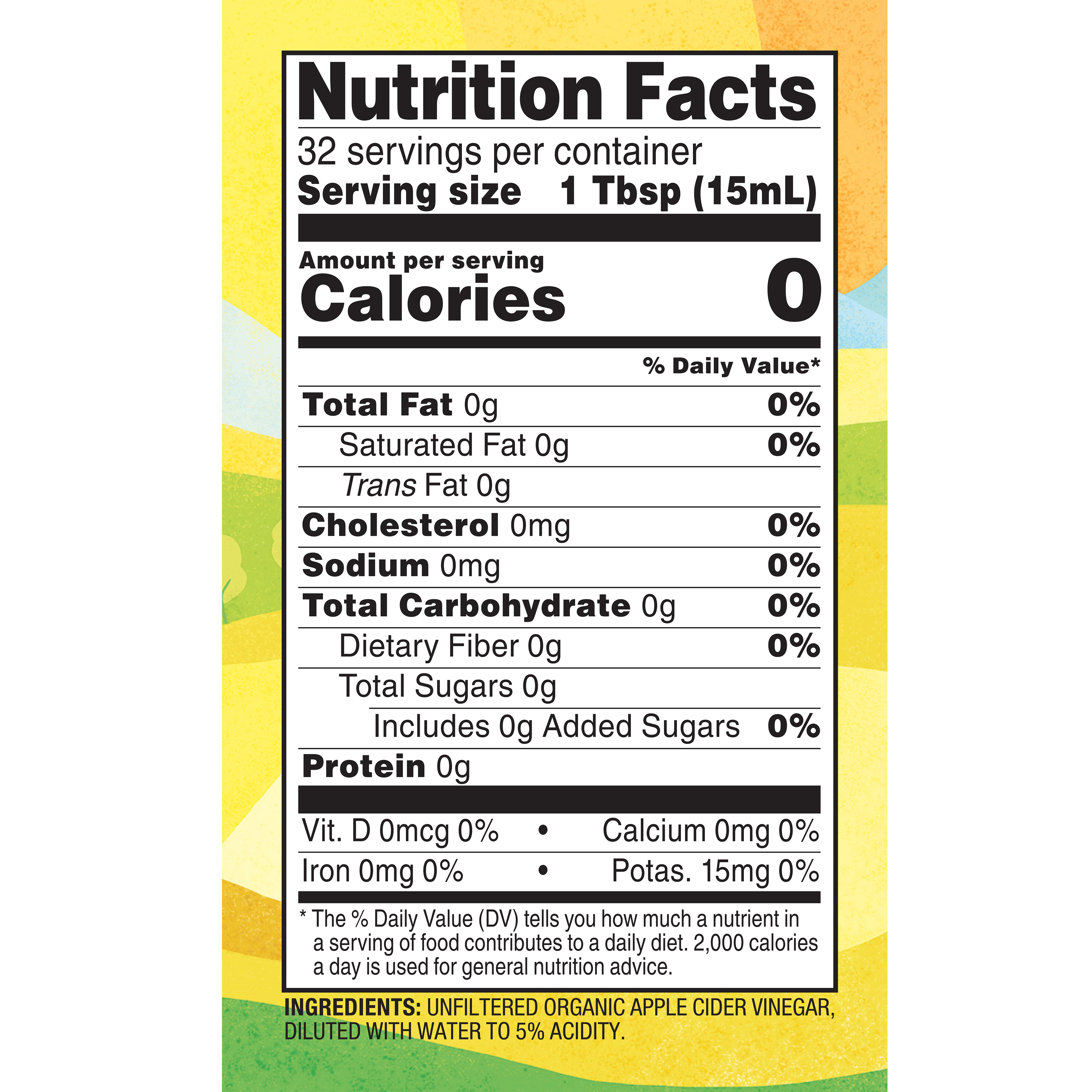 Org Raw Apple Cider Vinegar 16 Oz