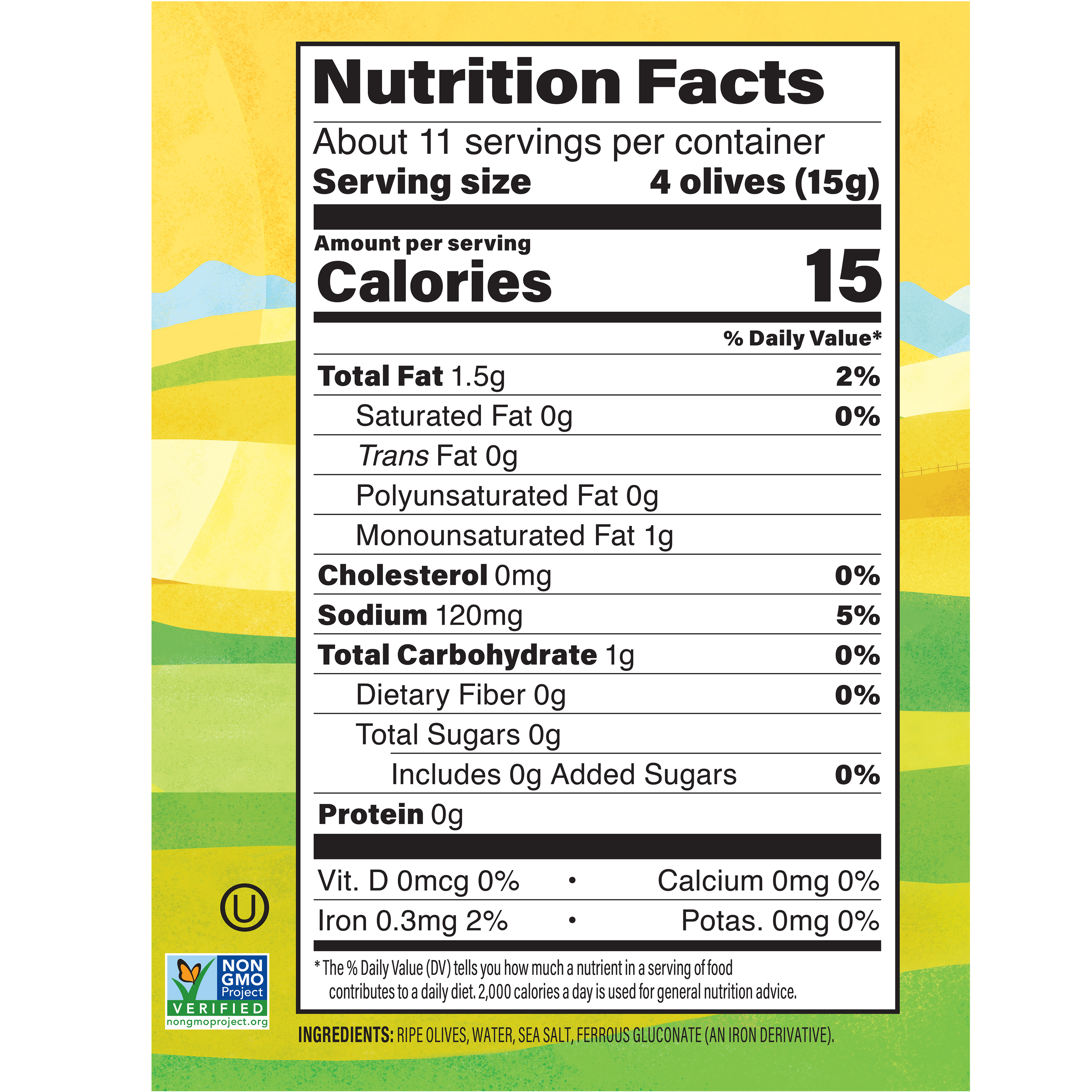 Can Olives Blk Lg Pttd Ngmo 6 Oz