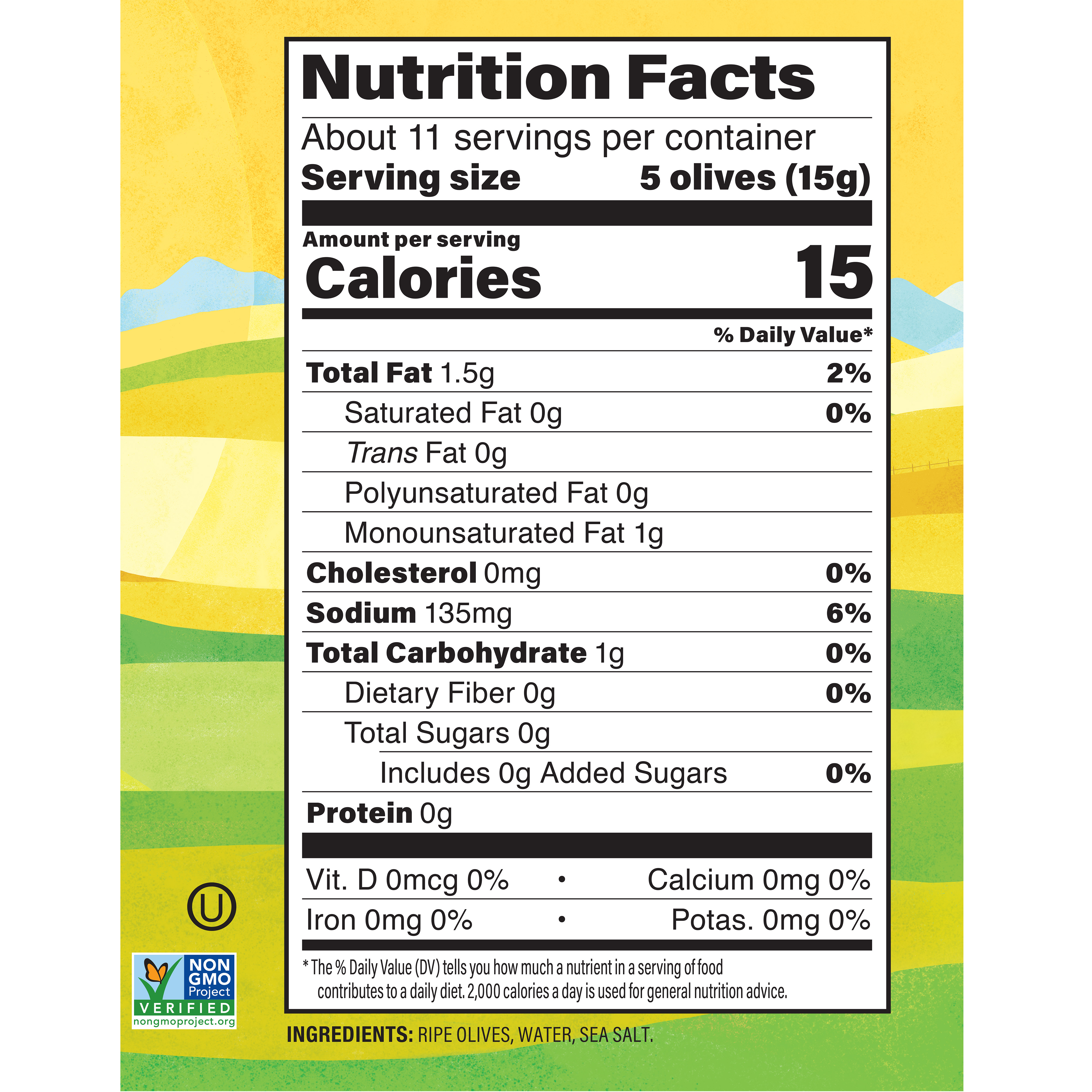 Can Green Olives Ngmo 6 Oz