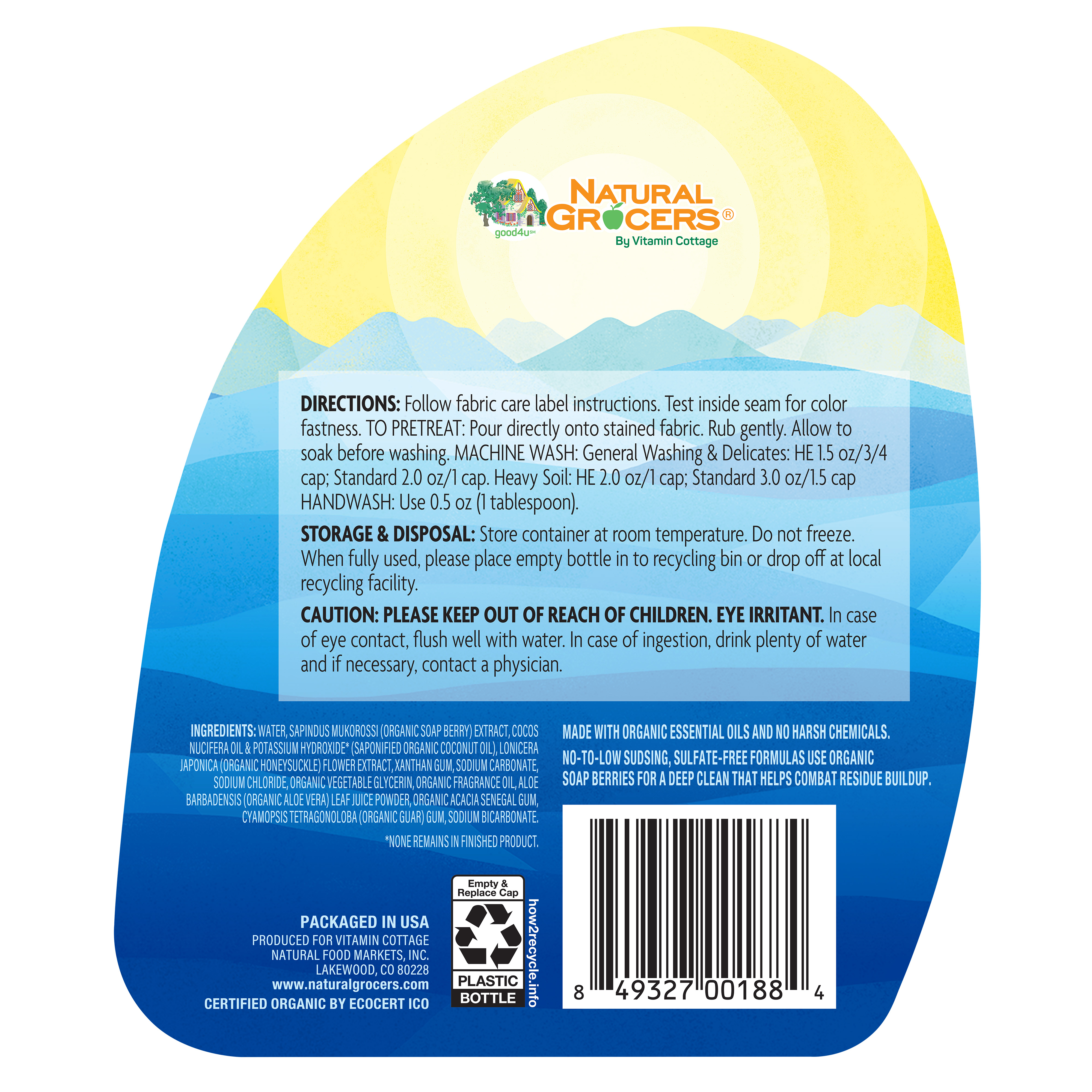 Laundry Det Lav Org 100 Oz