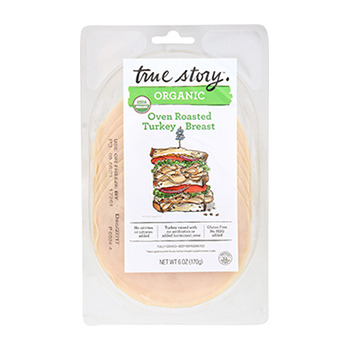 True Story Organic Oven Roasted Turkey Breast 6 oz