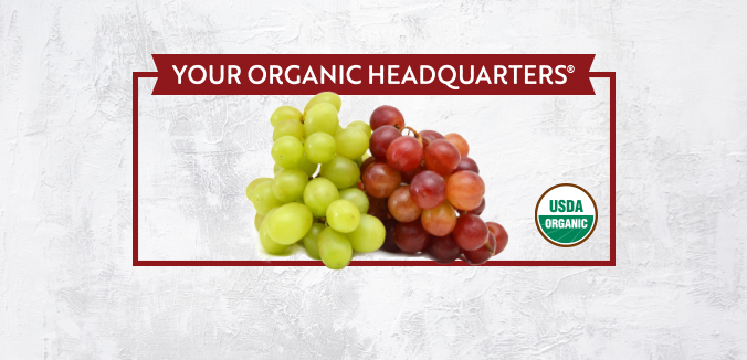 For the Love of Organics: Grapes