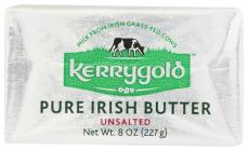 Grassfed Unsalted Pure Irish Butter Bar 8 Oz