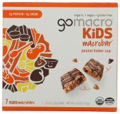 Organic Gluten-free Vegan Peanut Butter Cup Kids Protein Macrobars 6.3 Oz