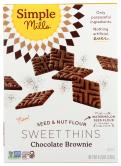 Gluten-free Chocolate Brownie Seed & Nut Flour Sweet Thins 4.25 Oz