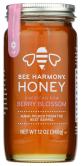 Honey Raw Berry Blossom 12 Oz