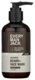 Beard + Face Wash Unscented 6.7 Oz