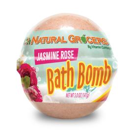 Natural Grocers Brand Bath Bomb Jasmine Rose 5 Oz