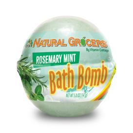Natural Grocers Brand Bath Bomb Rosemary Mint 5 Oz