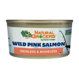 Natural Grocers Brand Wild-Caught Boneless Skinless Pink Salmon 6 OZ