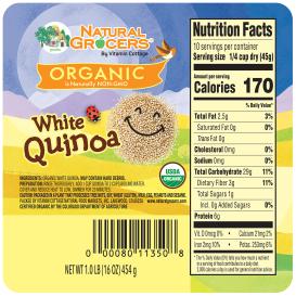 Quinoa White Org 1 Lb
