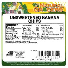 Banana Slices Unswtn Non-gmo 10 Oz