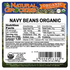 Beans Navy Org 2 Lb