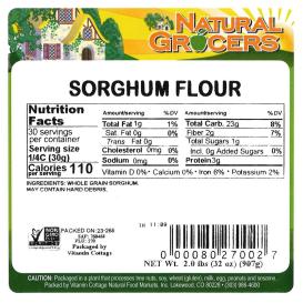Flour Sorghum Non-gmo 2 Lb