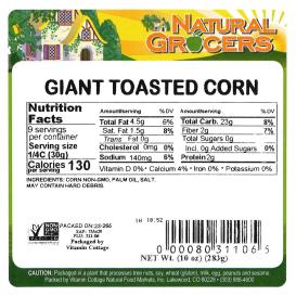 Giant Toasted Corn Non-gmo 10 Oz