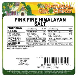 Salt Fine Pnk Himalay 8 Oz
