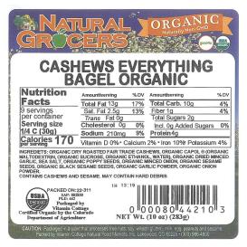 Cashews Everything Bagel Org 10 Oz