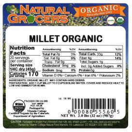 Millet Org 2 Lb