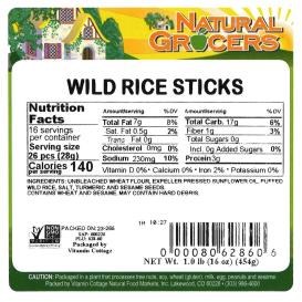 Sticks Sesame Wild Rice Nongmo 1 Lb