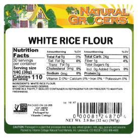 Flour Rice White Non-gmo 2 Lb