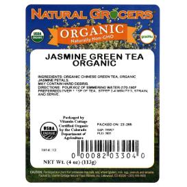 Tea Jasmine Green Org 4 Oz