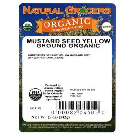 Mustard Seed Yellow Grnd Org 5 Oz