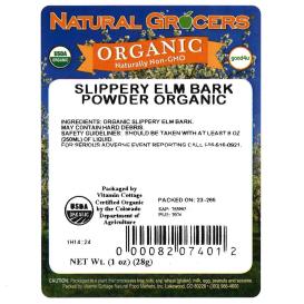 Slippery Elm In Bark Pwd Org 1 Oz