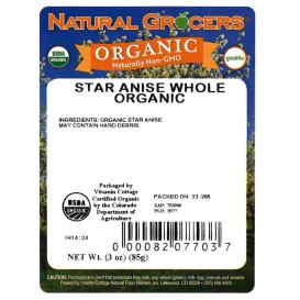 Star Anise Select Whole Org 3 Oz