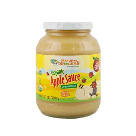 Natural Grocers Brand Organic Applesauce Jar 24 Oz
