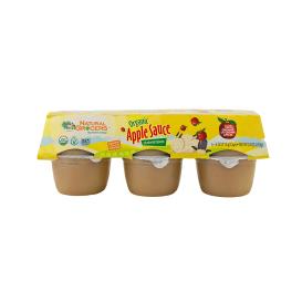 Natural Grocers Brand Organic Applesauce Cups 6 CT 4 OZ