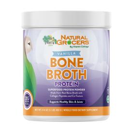 Natural Grocers Brand Bone Broth Protein - Vanilla, 16 oz
