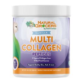 Natural Grocers Brand Multi Collagen Peptide Vanilla 14.4 OZ