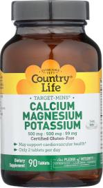 Target Mins Cal-mag-potassium 90 Tab