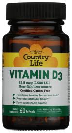 Vitamin D3 2500 Iu 60 Sg