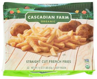 Organic Straight Cut French Fries 16 Oz