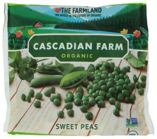 Organic Frozen Sweet Peas 10 Oz