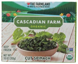 Organic Frozen Cut Spinach 10 Oz