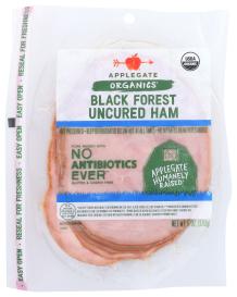 Organic Sliced Uncured Pork Black Forest Ham (gold) 6 Oz
