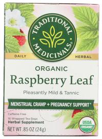 Organic Raspberry Leaf Herbal Tea 16 Ct