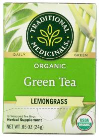 Organic Lemongrass Green Tea 16 Ct