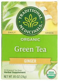 Organic Ginger Green Tea 16 Ct