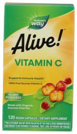 Alive! Organic Vitamin C 120 Veg